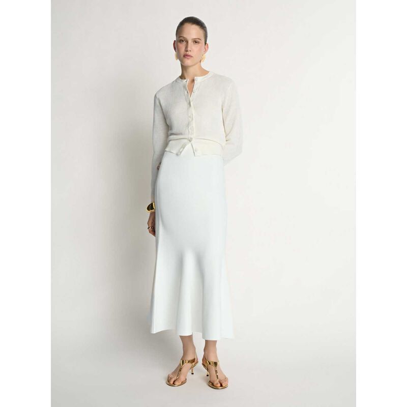 Veronika Maine Cotton Linen Cardigan image number 3
